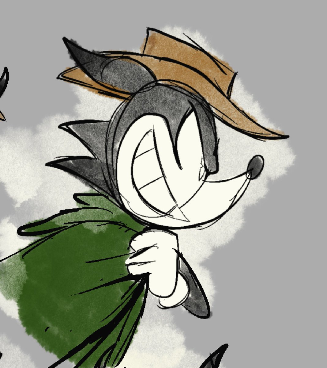InkwellInsanity's tweet photo. I drew oddball in his outfit from the Ren Faire Teeheehee :))

#doodle #digitalart #rubberhose #1930scartoon #art https://t.co/bjdzqo0rRh