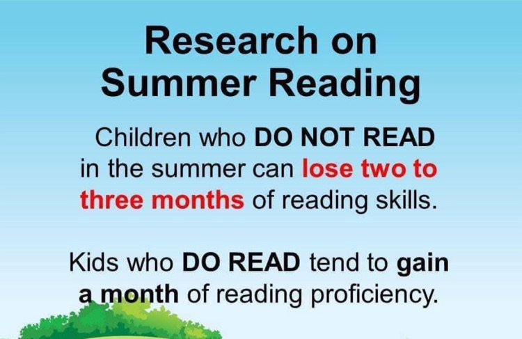 SESGreenDevils's tweet photo. It's important to read a book every day this summer! https://t.co/KKORLeJRTB