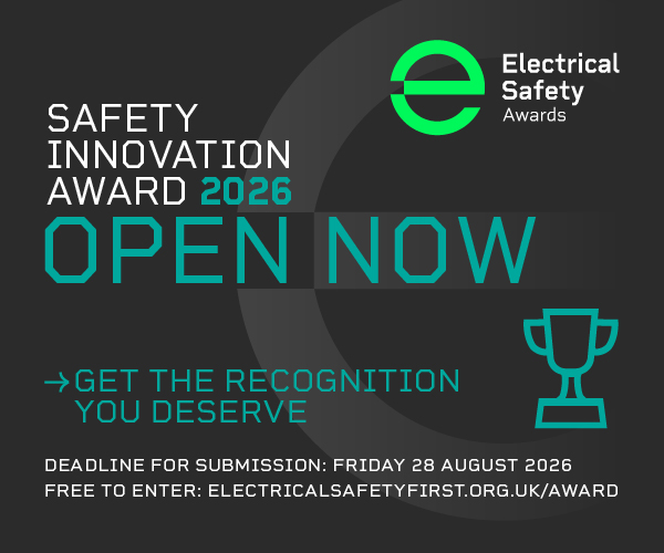 ElecSafetyPro's tweet photo. Ready to make a tangible impact on electrical safety? Enter the Safety Innovation Award for a chance to showcase your safety innovation and contribute to safer environments. Don't miss out, entry is free: https://t.co/UZOeOWHXJt #ElectricalSafetyFirst #InnovationAward https://t.co/udGPEnMcQl
