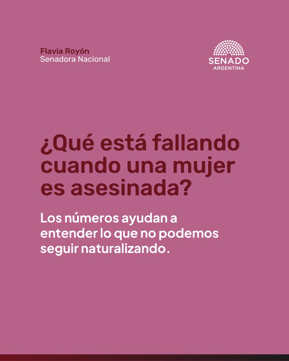 FlaviaRoyon's tweet photo. No son solo números ni estadísticas. Debemos tomar conciencia como sociedad en el rol que a cada uno le toca, con educación y prevención.
#niunamenos2026 https://t.co/S5h4cCxIg7