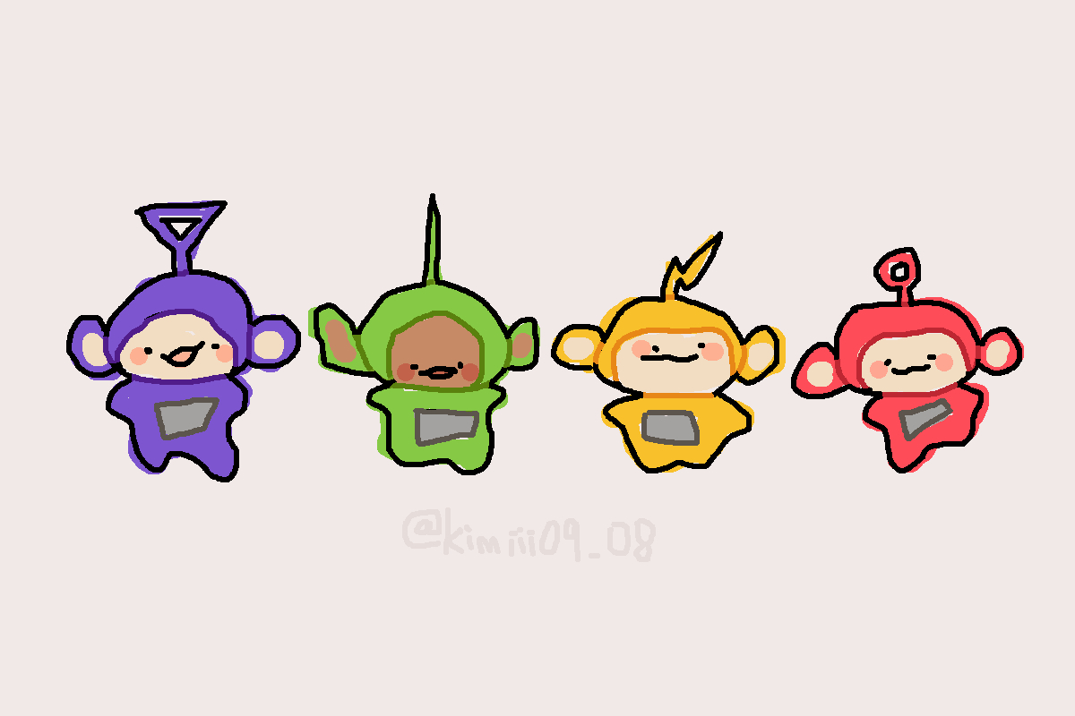 Kimiii09_08's tweet photo. Teletubbies💜💚💛❤️ https://t.co/LVYRXJDjva
