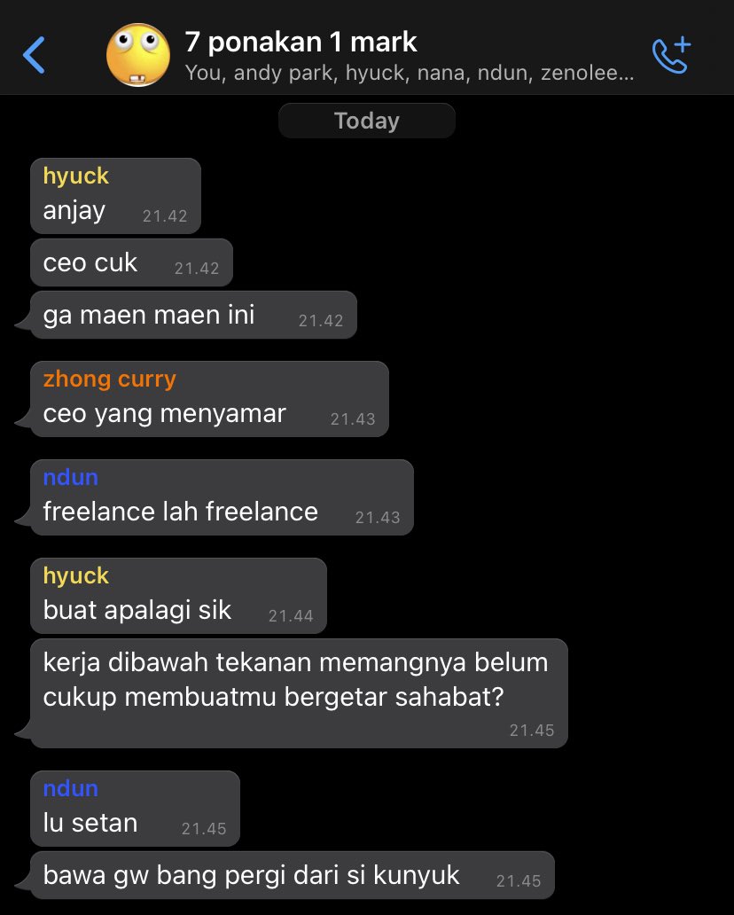 peotryours's tweet photo. pov mark baca grup dream edisi ceo 

cw harshword lagi-lagi just for fun mentemen #izin :__D https://t.co/jL1I8AwLlU