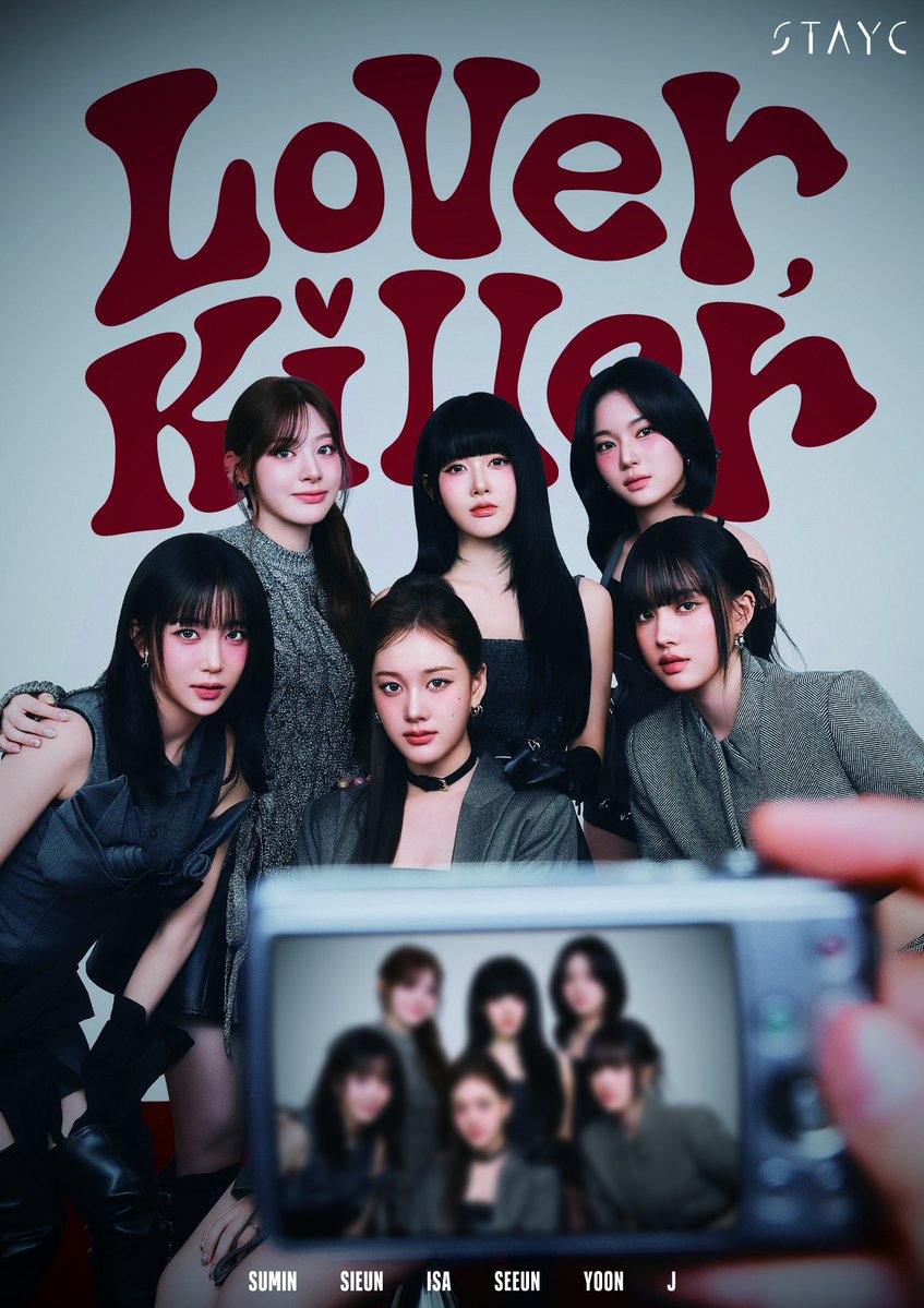 Find20251201's tweet photo. ㊗️ Japan 6th Double A Side Single
『Lover, Killer / BEBE -Japanese Ver.』 
リリース1周年🎂🎉

#ステイシー #스테이씨
#LoverKiller #BEBE https://t.co/rAuja8G5o2