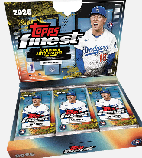 HobbyRecap's tweet photo. 2026 Topps Finest Baseball - First Day Issue Box #ad 

Dutch Auction Begins At 11am Central

➡️https://t.co/tSqi65Q5eQ https://t.co/1PHYqujwfS