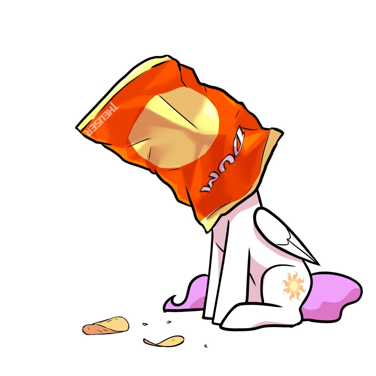 THE_USER_000's tweet photo. Day 185 of Daily Celestia until I get a wife 
"She never learns"
#mlp #princesscelestia #dailyart https://t.co/u8AqWQW5rI