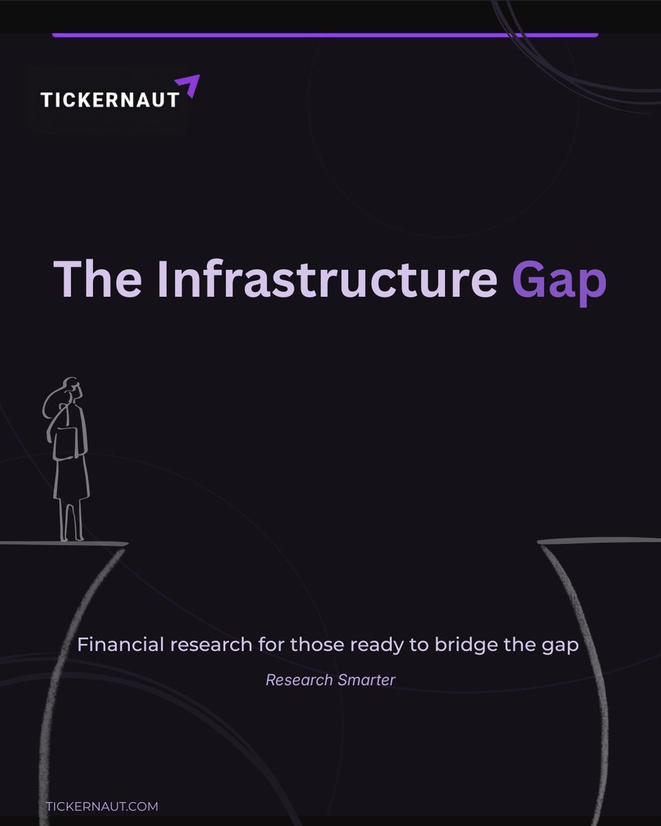tickernaut's tweet photo. Indian equity research has an infrastructure problem.
The data exists. The filings are there. But the layer that understands what you're actually asking has never been built for this market.
That's the gap Tickernaut bridges.
Try it now → https://t.co/eIANQ9T3Lh
#equityresearch https://t.co/gAIcdxS8Kn