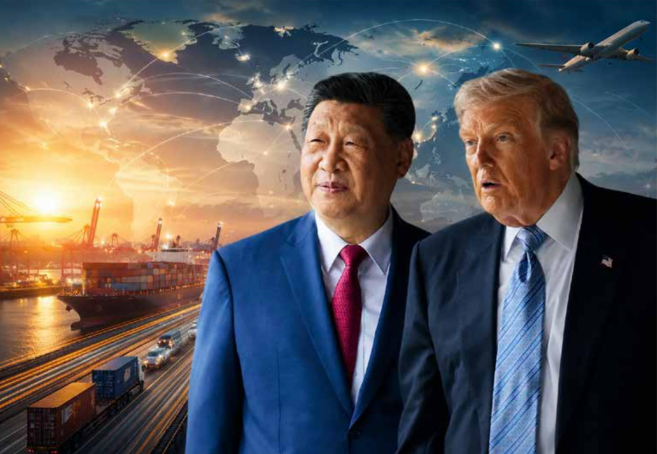 DESAFIOexportar's tweet photo. "El acuerdo no es un final de la rivalidad, sino una "pausa táctica" gestionada por ambos líderes para evitar un colapso económico global"  Miguel Ponce

Lectura en revista
https://t.co/77DYZ443gh

Lectura en Portal
https://t.co/77DYZ443gh https://t.co/WJGYfqbZaW