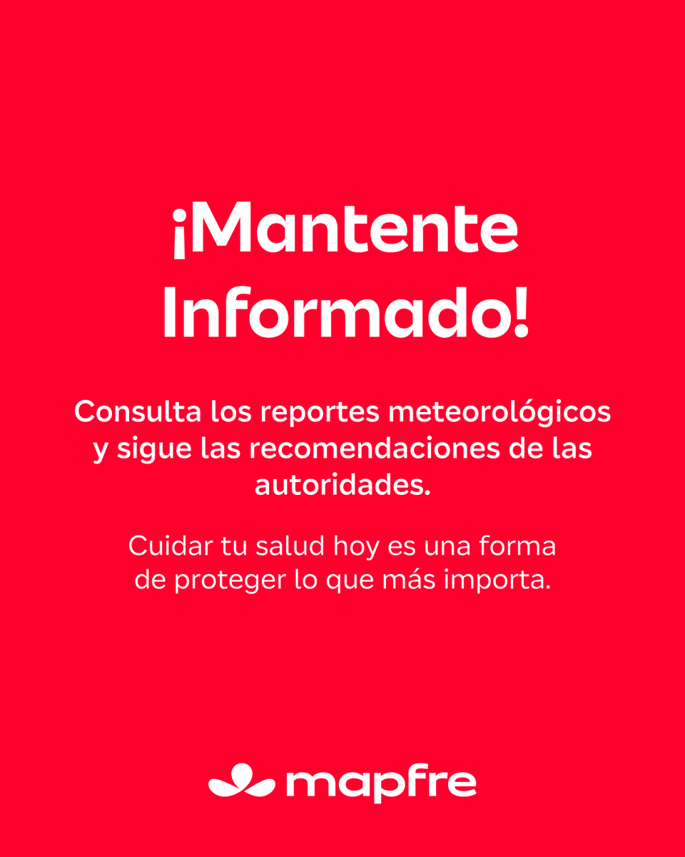 mapfresaludars's tweet photo. Durante la temporada de Polvo del Sahara, tomar medidas preventivas puede ayudar a reducir sus efectos en la salud.
La prevención también es una forma de cuidar lo que más importa. ❤️
#MAPFRE #Prevención #PolvoDelSahara #Salud https://t.co/iICBdylolY