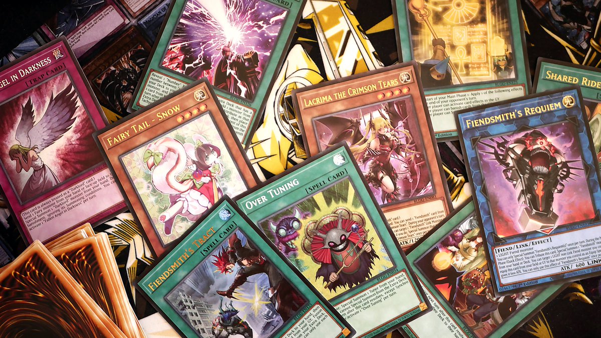 ruggles117's tweet photo. Hey guys, I wanted to remind y'all that Battles of Legend: Glorious Gallery is available at your local OTS today & this set has a lot of great support for... well... a wide variety of decks! lol Personally I'm going to update the Darklord deck I've been working on, give Constellar a try, update HERO, and of course, add quite a few cards to Athena's chibi collection 😂 (She stole my Dark Magician Girl already.) That said, the Shaddoll cards also look great so we'll see what happens there but yeah, enjoy the new cards out today!

#sponsored #YuGiOh