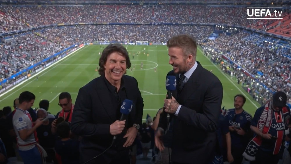sdrose93's tweet photo. Tom on Beckham &amp; Friends Live, 2025
Can't wait to see these two together again at David's star ceremony! ⭐️ https://t.co/8SH4WRizWH