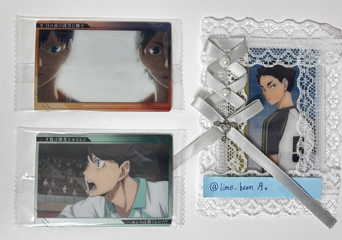 lime_been's tweet photo. ハイキュー　ウエハース　ウエハース7 交換　買取　譲渡

譲: 画像
求: 同異種 赤葦京治

赤葦君ならなんでも検討致します🙆‍♀️
郵送のみ

お気軽にお声掛け下さい🙇🏻‍♀️ https://t.co/qI9Ha7x4oQ