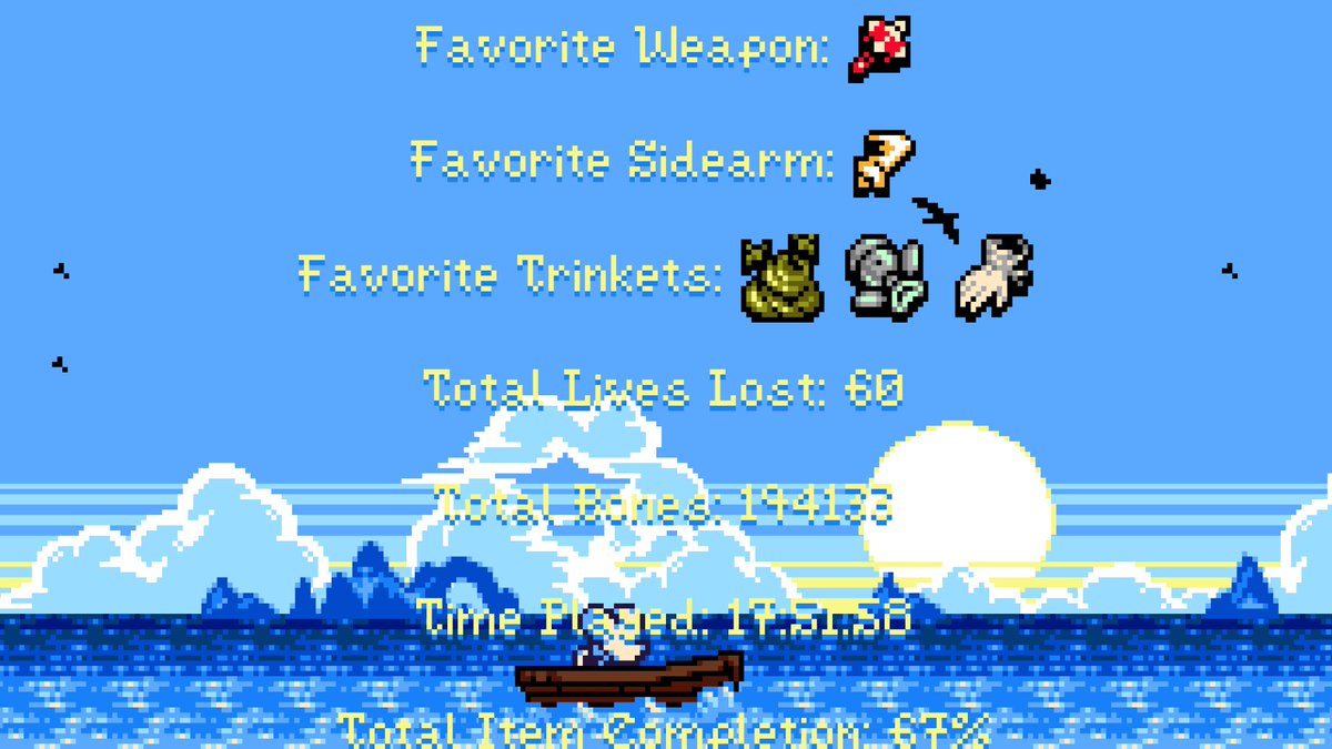 MarisaPerson's tweet photo. Beat Mina the Hollower, very good game, highly recommend https://t.co/u3ZGNXsCby