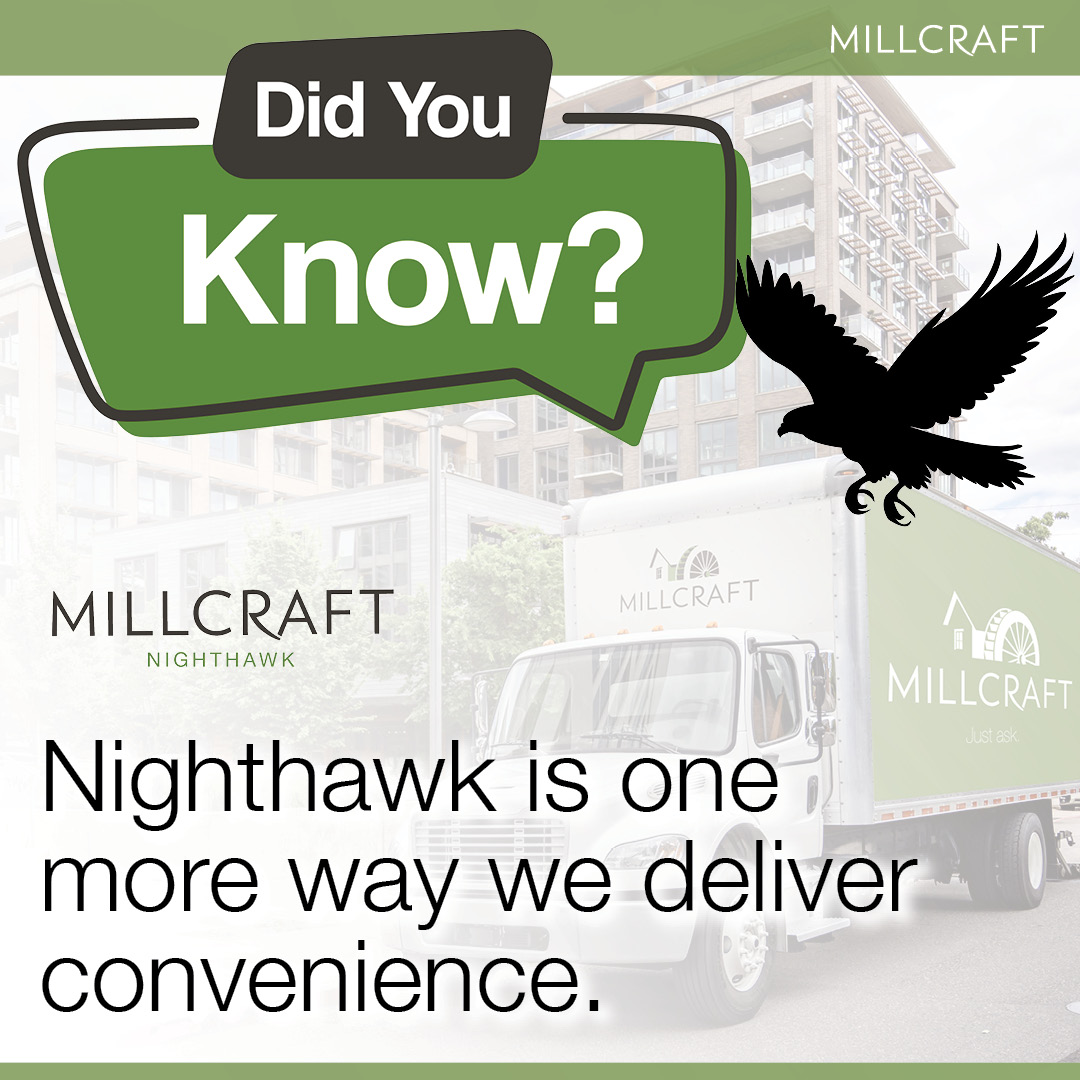 MillcraftPaper's tweet photo. Did you know?

Millcraft’s proprietary Nighthawk delivery system helps customers get products where they need them, when they need them. Reliable overnight delivery makes inventory management and supply chains simpler.

#DidYouKnow #Logistics #Millcraft https://t.co/ZUmvnkusPK