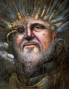 JJWillits's tweet photo. Saddened to hear that John Blanche has passed away. It feels like a massive library or grand archive full of forgotten knowledge and treasures has just gone up in flames. https://t.co/ylPCHP2tlY