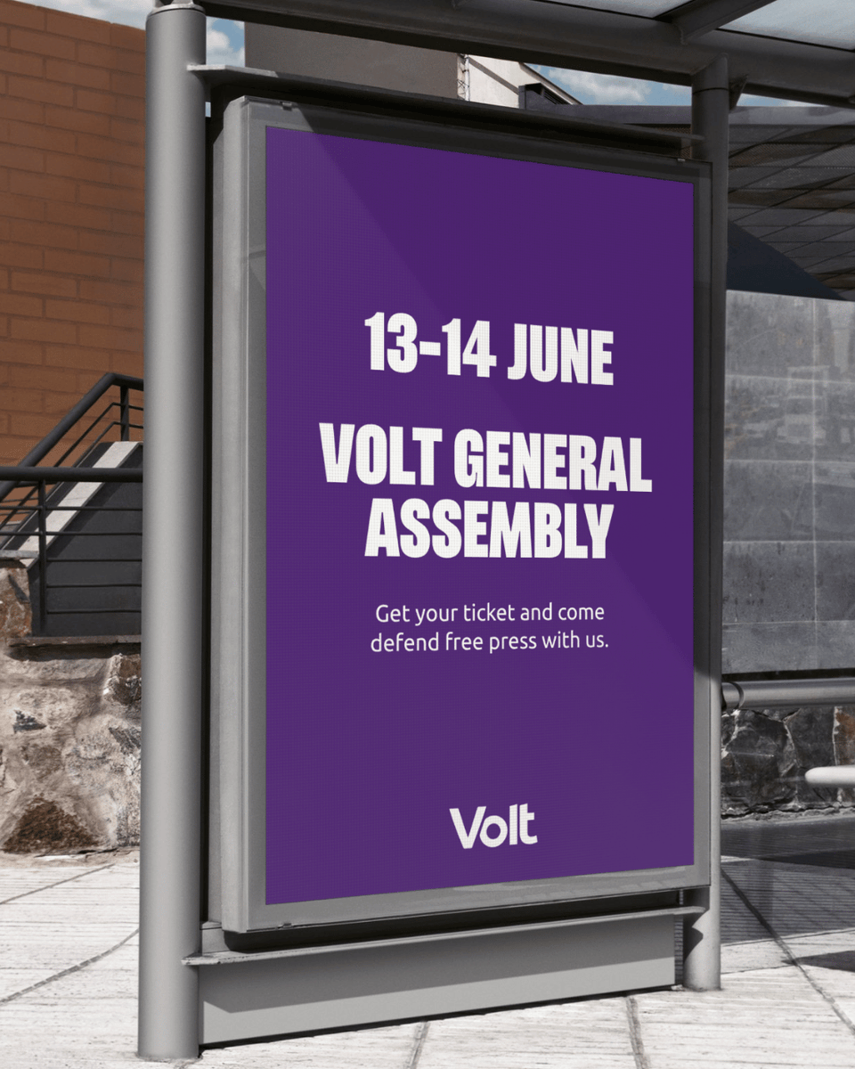 VoltEuropa's tweet photo. We're putting free press at the centre of our Volt General Assembly in Bratislava. Join us and learn from the people defending it every day. Get your ticket now: https://t.co/0WDty7cVCO 💜

🧵 (3/3) https://t.co/0fHu0jSArO