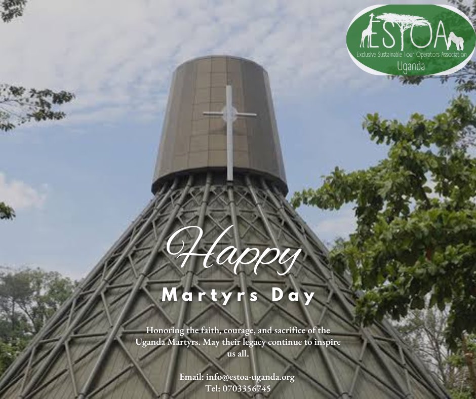 EstoaO's tweet photo. Happy Martyrs day. 
#ExploreUg #responsibletravel https://t.co/5NRYj6mgUe