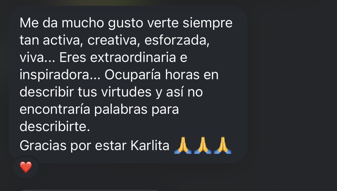 Karlamaroo's tweet photo. Hay personas que se cruzan en tu vida por razones desconocidas, trabajé con el Arqui 2 años y es una de las personas más extraordinarias que conozco
Escuchar palabras maravillosas de gente maravillosa no tiene comparación con nada https://t.co/qghgCYD7G7