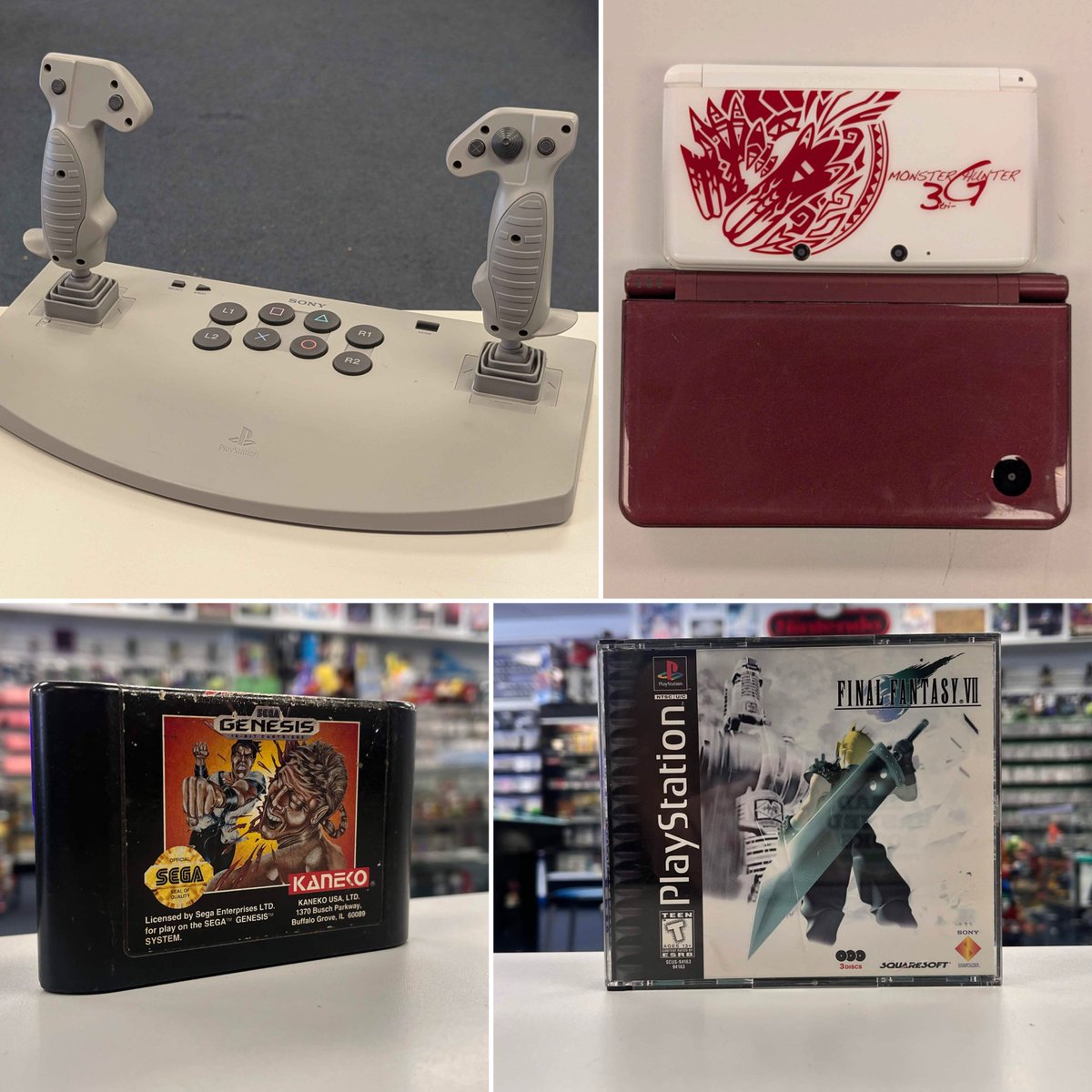 DigitalPress02's tweet photo. A few items of interest just came in like Left 4 Dead, Final Fantasy VII, and Wii Sports. https://t.co/jhCeFBxxDU