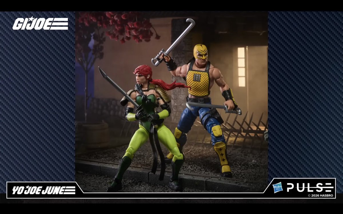 preterniadotcom's tweet photo. GI Joe Classified Series Ninja Force Scarlett and T’Jbang 2-pack. https://t.co/kZntGa58gU