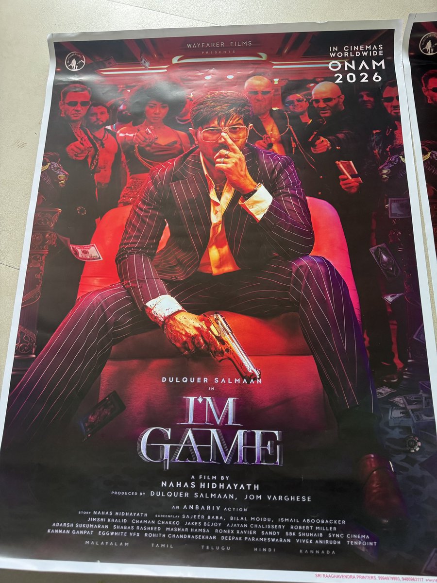 KeralaBxOffce's tweet photo. 🔥 BIG SCREENS. BIG HYPE. BIGGER DQ. 🔥

Publicity materials have started storming theatres and the takeover has officially begun! 💥 When the biggest screens across Kerala line up for one film 📈

Home Coming of #DulquerSalmaan 🔥

#ImGame From August 20 , 2026 🔥🔥🔥 https://t.co/liJdZHw2AZ