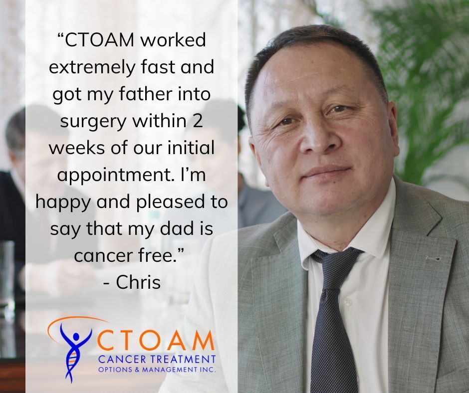CTOAM's tweet photo. Sometimes, the biggest shift in a #Cancer journey comes from learning about your options 💛

Chris shared that after connecting with CTOAM for education, his father was able to move toward a treatment path that led to him becoming cancer free.

#HopeIsHere #PrecisionOncology https://t.co/WzeIxCASh0
