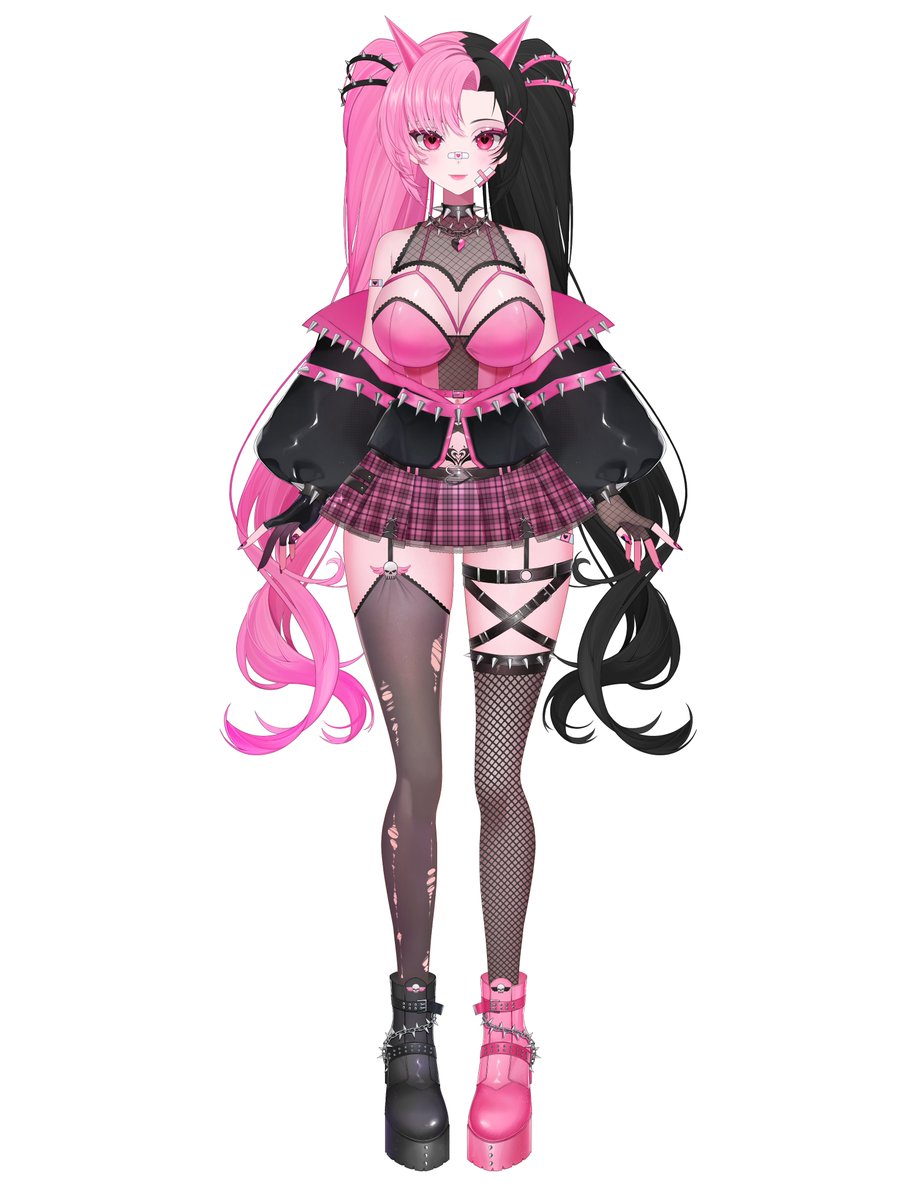 WhoisMonia's tweet photo. Design vs Vtuber model 🩷🎸

Design: @aliceXlll 
Model : @AronesLens https://t.co/JOa0og4oB8