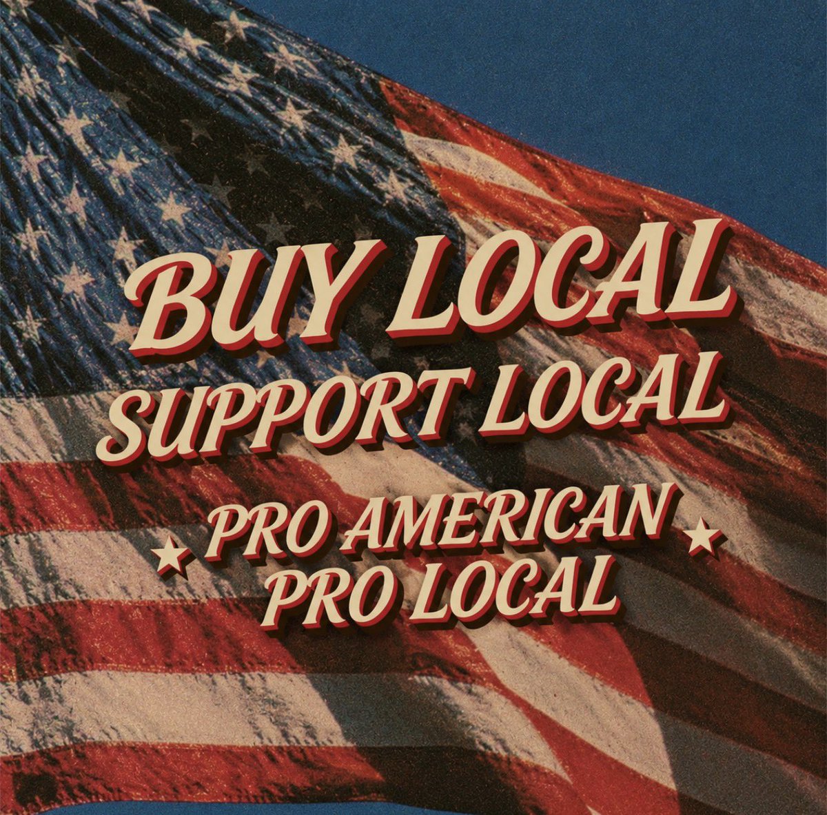 PatrickJWolf's tweet photo. BUY LOCAL
SUPPORT LOCAL
🇺🇸 https://t.co/UsTC8IwKjU