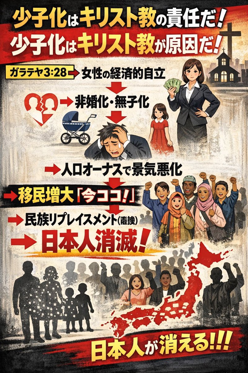genetherapy15's tweet photo. @271_omame 日本人のイスラム教徒化を進めるべき！

イスラムの世界完全支配は確定だし、日本人全員がイスラム教徒になれば、シャリア法が適用され、一夫多妻制になり女性は多産化する！
イチローの子供も見れるしね・・

少子化で日本人の完全絶滅は確定だから、日本人遺伝子がムスリムになって存続する方がマシ https://t.co/fXkUTq2H0I