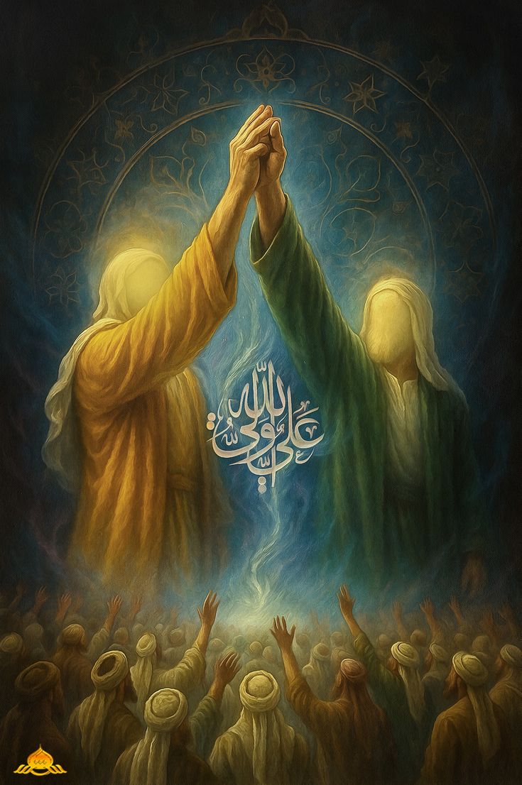 hijab_e_fatima's tweet photo. On this blessed day, hearts rejoice in remembrance of Ghadir.

#TheGreatNews
'Naba E Azeem'
@Dua_E_Abbas_AS https://t.co/dOSDYy9FvX