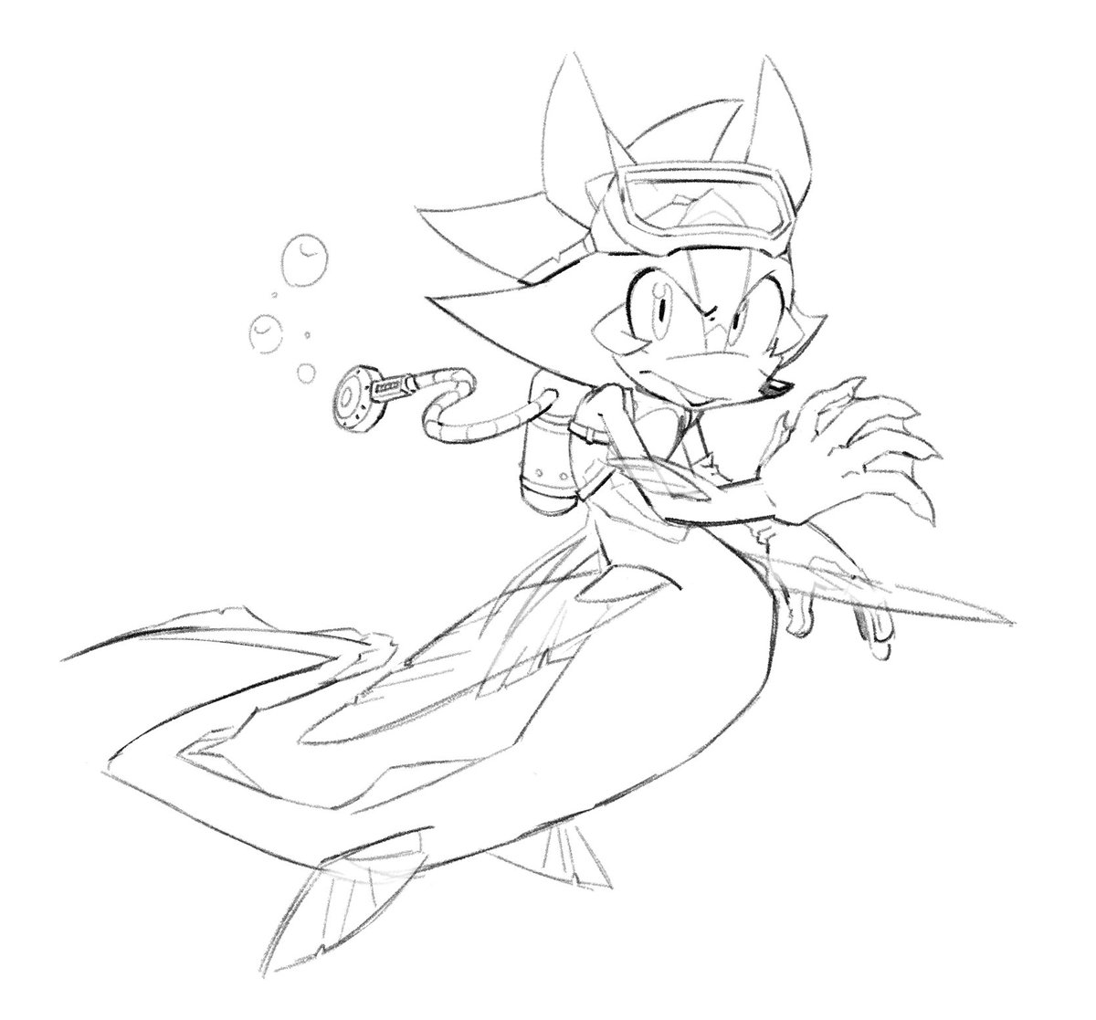 galaxylover06's tweet photo. Ran out of time to render more mermobians so enjoy the sketches! https://t.co/TeAGDgakft