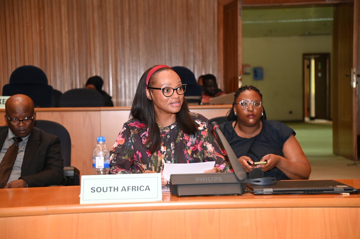 RSAinAddisAbaba's tweet photo. #SAintheAUPSC | On 2 June, SA participated in the Open Session of the PSC on Refugees, Internally Displaced Persons (IDPs) and Humanitarian Assistance in Africa to take stock of the current humanitarian landscape.

#SAinAddis
#AUPSCJune2026 https://t.co/5SAPkVyTwV
