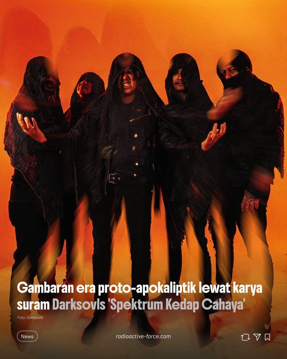 RFwebzine's tweet photo. #RadioactiveForce – Gambaran Era Proto-apokaliptik Lewat Karya Suram Darksovls "Spektrum Kedap Cahaya".

Baca selengkapnya:
https://t.co/6A7oAE0Pfs https://t.co/mfICB5zkwS