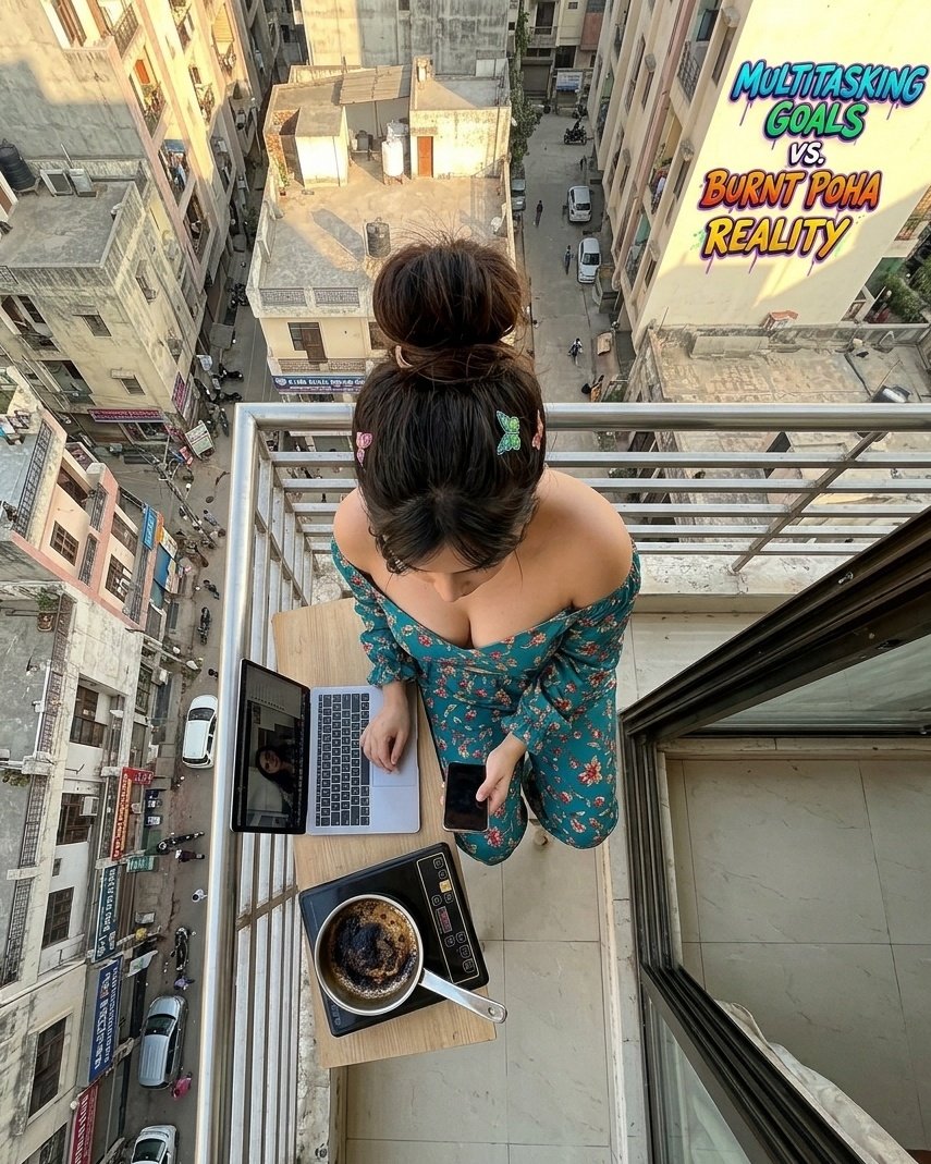 Tweet2Sid's tweet photo. Working from home
had taught her many things.

Patience.

Time management.

Screen sharing.

[ #Tale280 | #Jun2026Post by #SidMsi ]

Unfortunately,

it had not taught her

how to attend a #Zoom meeting

and save #breakfast
at the same time.

[ A micro-fiction post ] https://t.co/dY4gZCcRsK