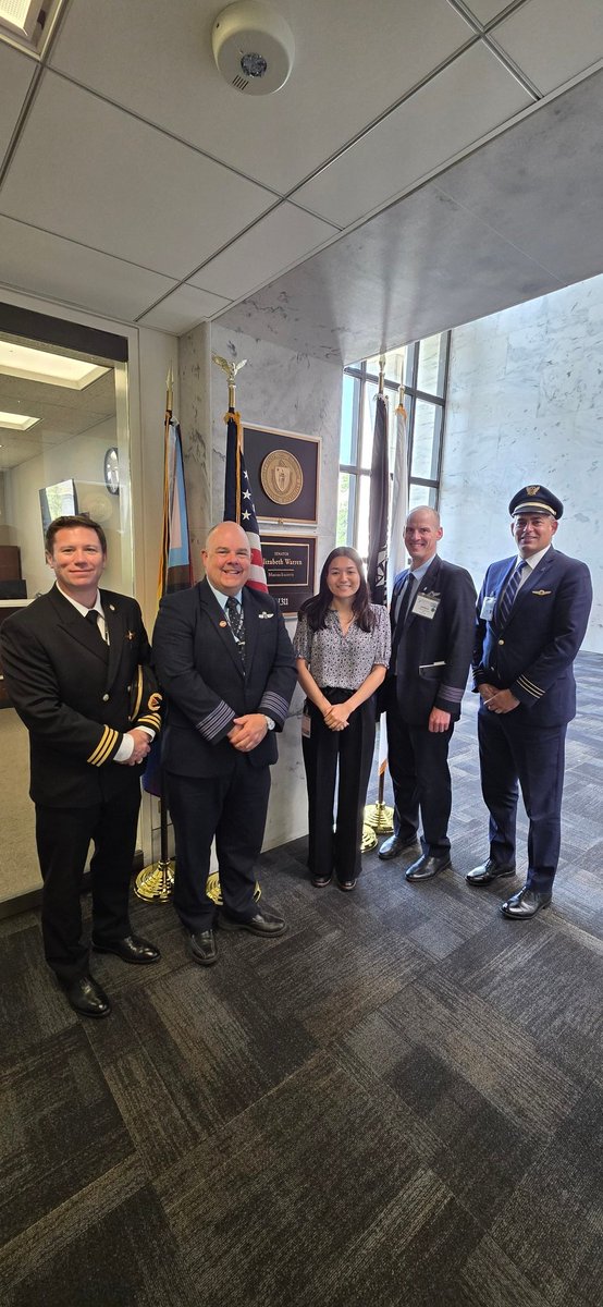dmbmarkt's tweet photo. We had a wonderful and productive meeting today with @SenWarren regarding ADS-B In technology that is essential for aviation safety. We look forward to these critical aspects of the ROTOR Act being included in final legislation to make our skies even safer. #ALPA2026Summit https://t.co/EQhIqJz5cE