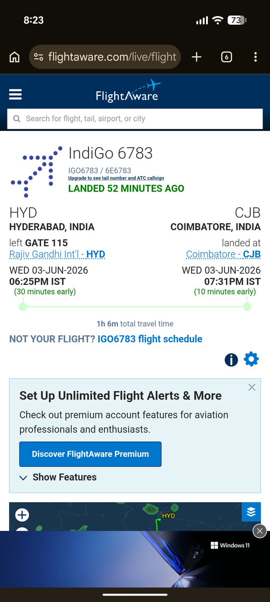 ramlal_w's tweet photo. @flightaware I wish you guys update and report accurately. This flight was to Bengaluru and it did land in Bengaluru. Not sure where your source of data collection is but your incorrect information did create a lot of panic for us as a family. Hope you will take corrective action https://t.co/FdmVNq9ZO9