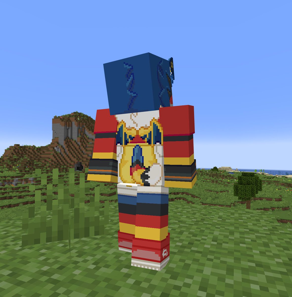 gumballoflegend's tweet photo. I finished a Minecraft skin #VGenComm for @MysteriaKat! It was a pleasure to work on! <3

I did have to do it twice because I accidentally selected the wrong resolution the first time and didn't realize till the end, so I thought I'd post both versions just because, lolol >< https://t.co/7pSBNdUdKk