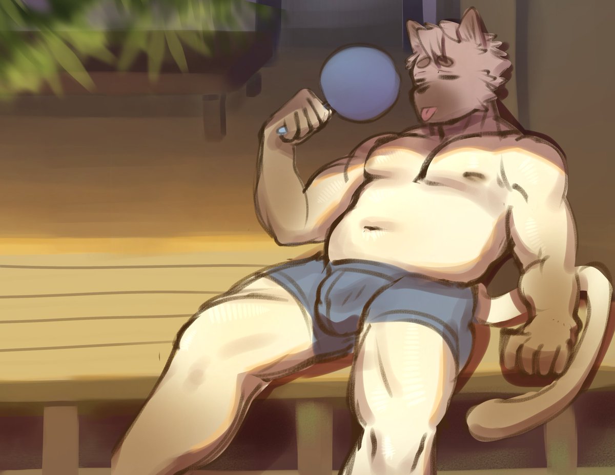 Lovell1012's tweet photo. Such a sweltering summer day~ 

#furryㅤㅤㅤ #furryartists #digitalartㅤㅤㅤㅤ https://t.co/rJsb7Zw7n8