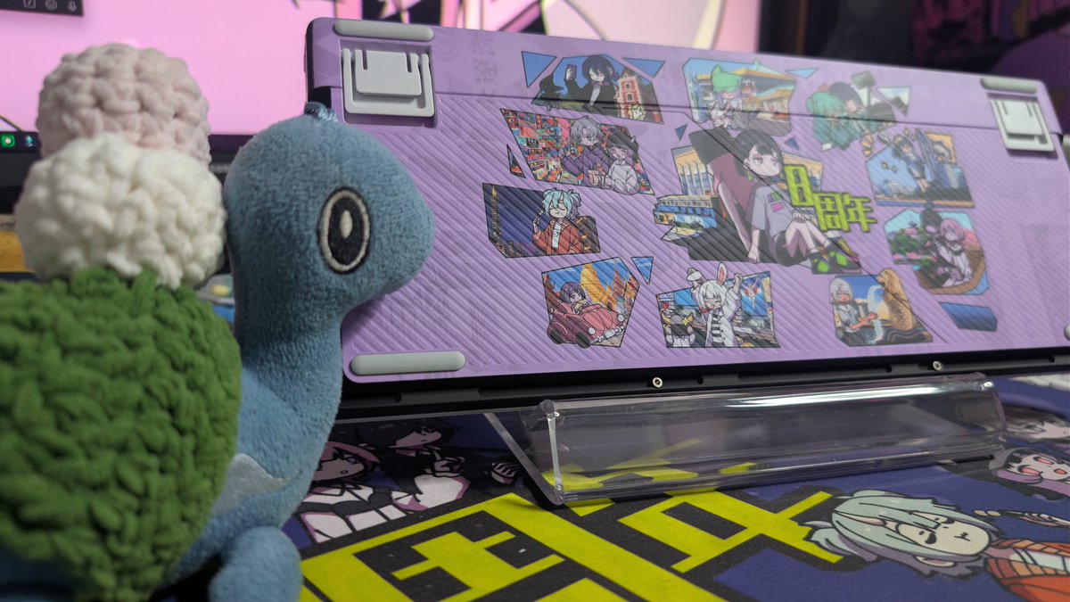 ZUTOMAYO font keycaps & custom keyboard 8周年ver. 完成 #ZTMY #ずと