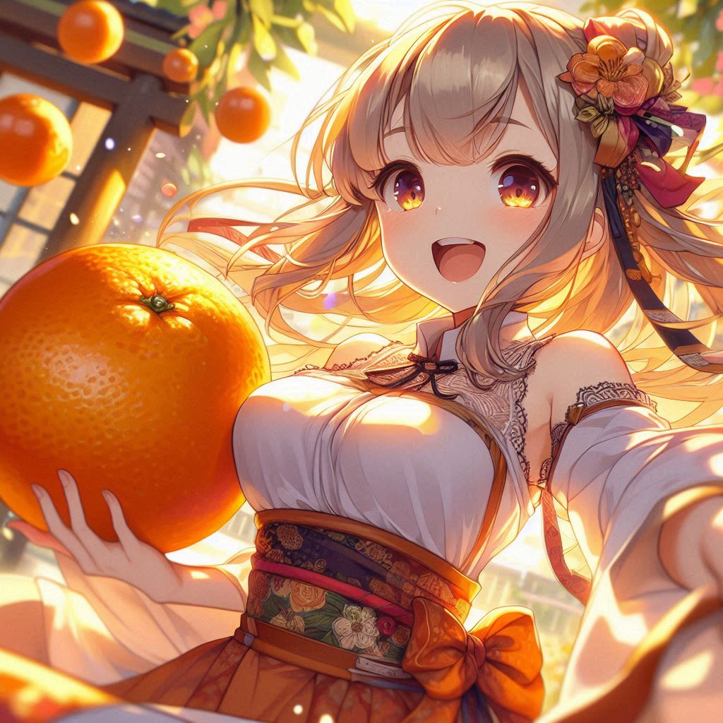 r_AI_mel's tweet photo. ✨🍊🍊🍊✨
#AIイラスト #AIart
(MAIImage2e / GPT4o / DALLE3) https://t.co/vV1S2sQPCO