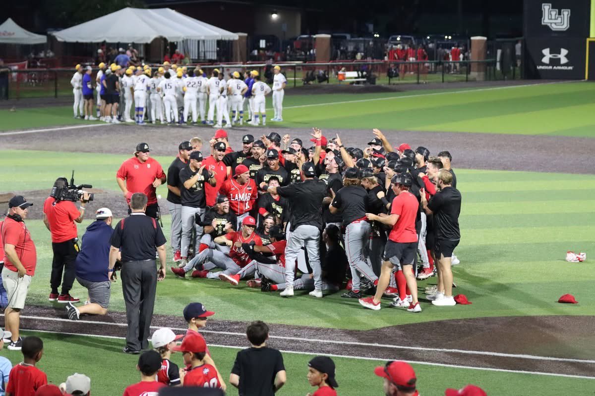 CardsCountryLU's tweet photo. There have been less transfer portal entries so far than I initially thought, which looks promising. Jake Wagoner is the only player who has a confirmed new destination, with Stallings, Scott, Hartmann, Culp, and Dagley still having the possibility to return.

As of now a few key names stick out that haven’t announced intentions to enter the portal, specifically, Jarret Williams, Ayden Sunday, and Lane Sparks. I can’t confirm if they’ll stay, but it seems to be a possibility with a new coach being hired quickly.

Jarret Williams had a standout freshman season and is only set to improve. Ayden Sunday didn’t get a ton of playing time in this upperclassman-laden position player group, but showed flashes of potential and is certainly someone Lamar would like to keep around. Lane Sparks was consistent for Lamar in his junior year and has some pop off the bat. I’ll continue to keep an eye on these names.

📸: Big Red Insider