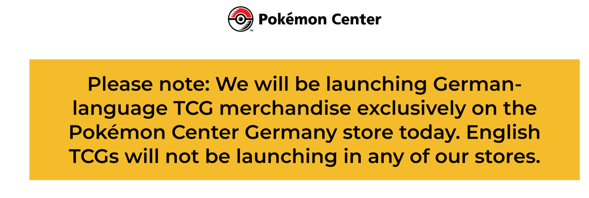 switchstock's tweet photo. It says they are launching German TCG, seemingly no English products today

Potentially nothing today https://t.co/yRRTuh5xtT