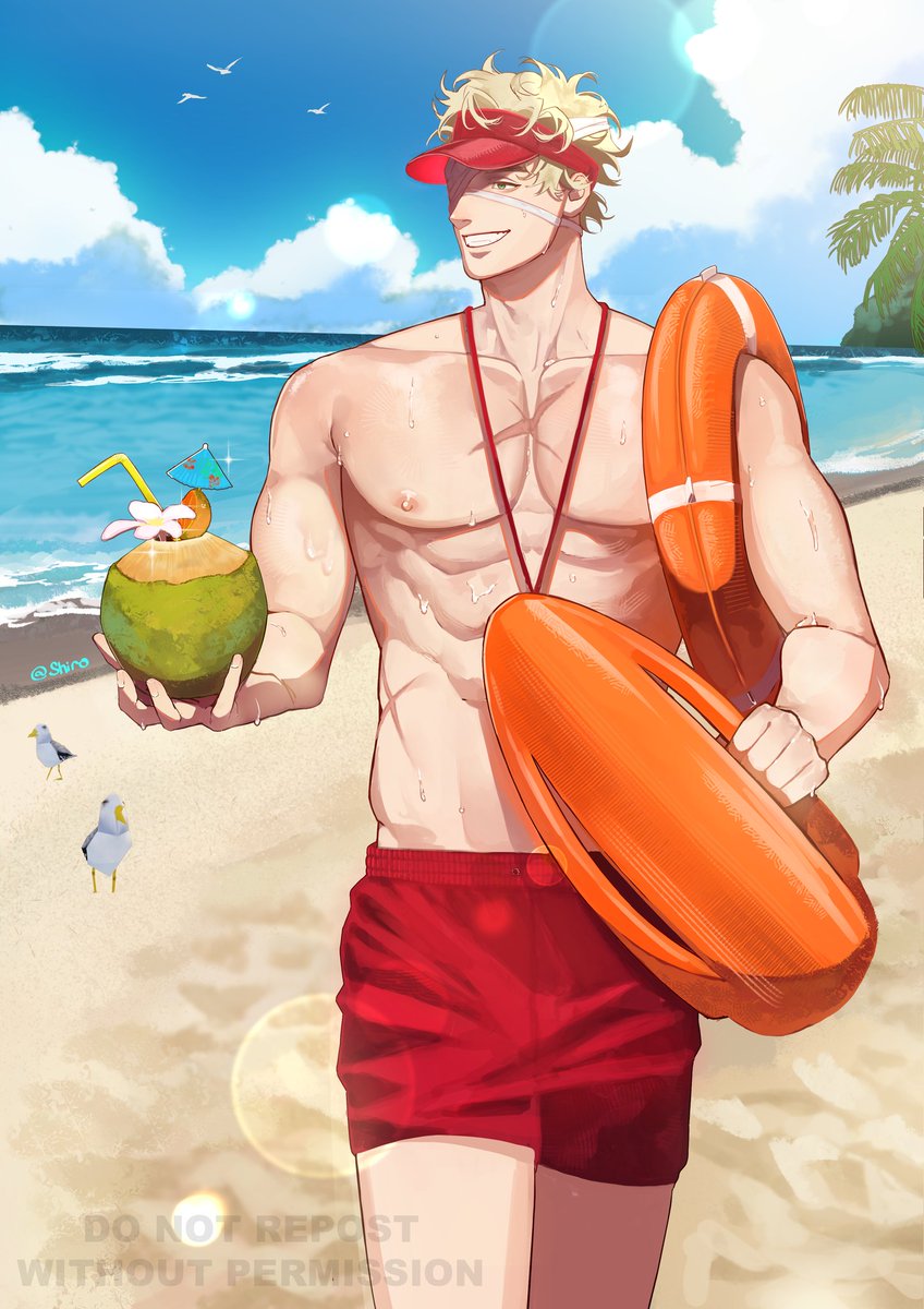 vinct_03's tweet photo. Summer is comming 🌺
Too lazy to draw seagulls, I borrowed them from Pin
#IdentityV #Florian https://t.co/K9XX3lUQd0