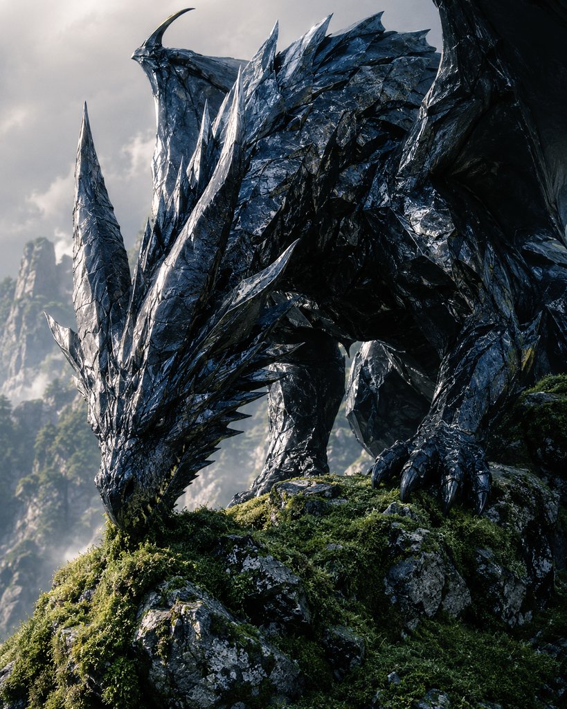 Kei_Hotogura's tweet photo. ドラゴンたくさん描いて満足。
なんか、別に寄せたわけじゃないけどモンハンっぽくなっちゃったね。

 #AIイラスト https://t.co/qHg5FVy4jF