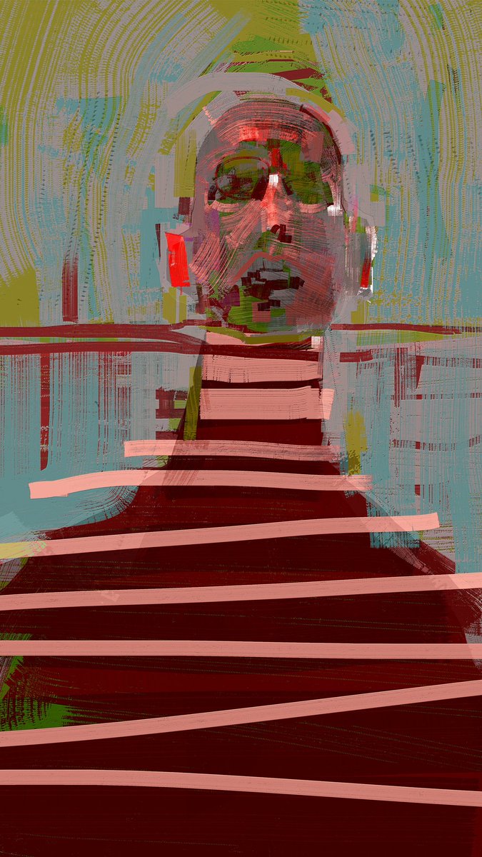OriginalGoldCat's tweet photo. Digital painting to preserve the energy of the human touch. https://t.co/SaTXrWF0pN