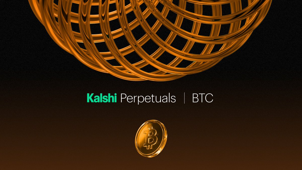 DeItaone's tweet photo. BITCOIN PERPETUAL FUTURES NOW LIVE

Kalshi Inc. has launched Bitcoin perpetual futures trading, branding it as the first American perpetual futures product.

The offering is now live for trading exclusively on Kalshi, marking a new expansion into crypto-linked derivatives markets in the U.S.