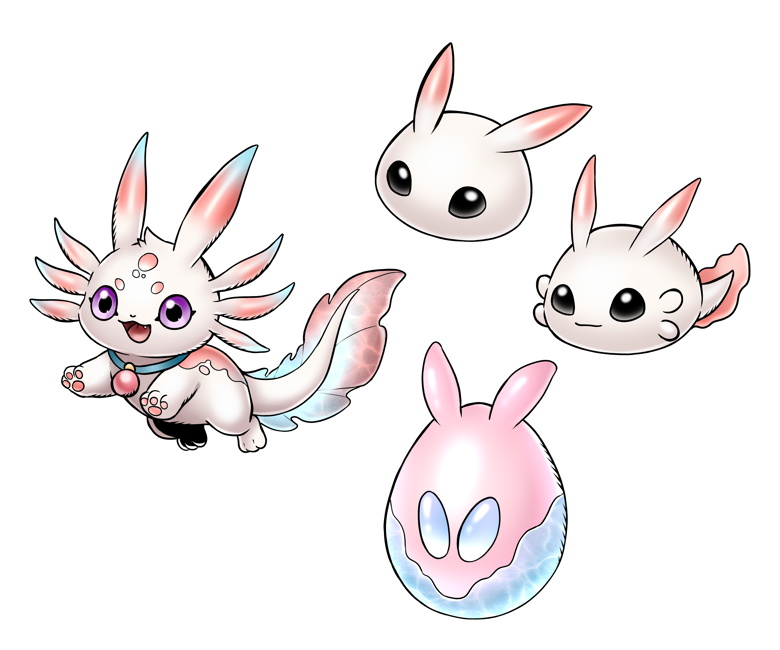 sewally3's tweet photo. Rarely do I see plant based Digimon adopts, so I had to make one myself. Anyway, here's a rare plant Digimon adopt! and a bunny axo adopt

> https://t.co/r7OtBxsnhS https://t.co/PegjxhkECu