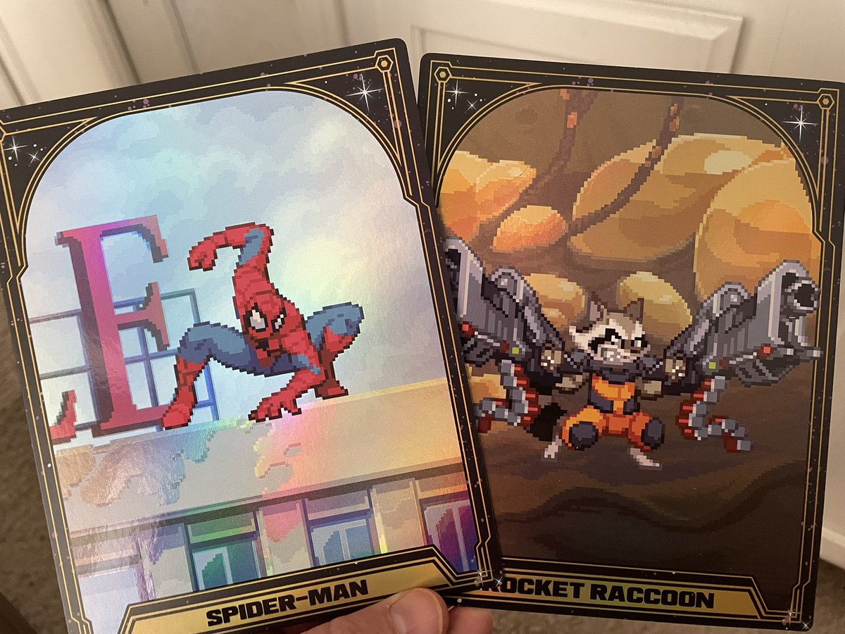 L1VGR's tweet photo. Just received Marvel Cosmic Invasion Deluxe Edition from Amazon. This is a beat-em-up game that is developed in a retro art gaming style available on the Nintendo Switch 2. The deluxe edition comes with a steelbook, stickers, poster and large art cards. https://t.co/KY0f1GIE98