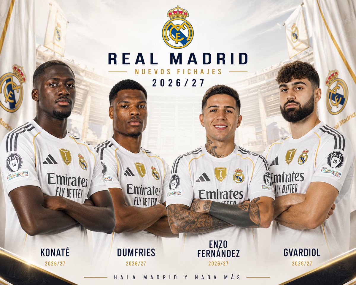 InsideLaligaX's tweet photo. Barcelona and Real Madrid signings and rumours for the 2026/27 season. Which team is stronger for next season? Can both teams compete with the back-to-back champions in the UCL? @FCBarcelona @realmadrid @PSG_English @PSGINT_  @NealGardner_ https://t.co/x16DAT9abZ