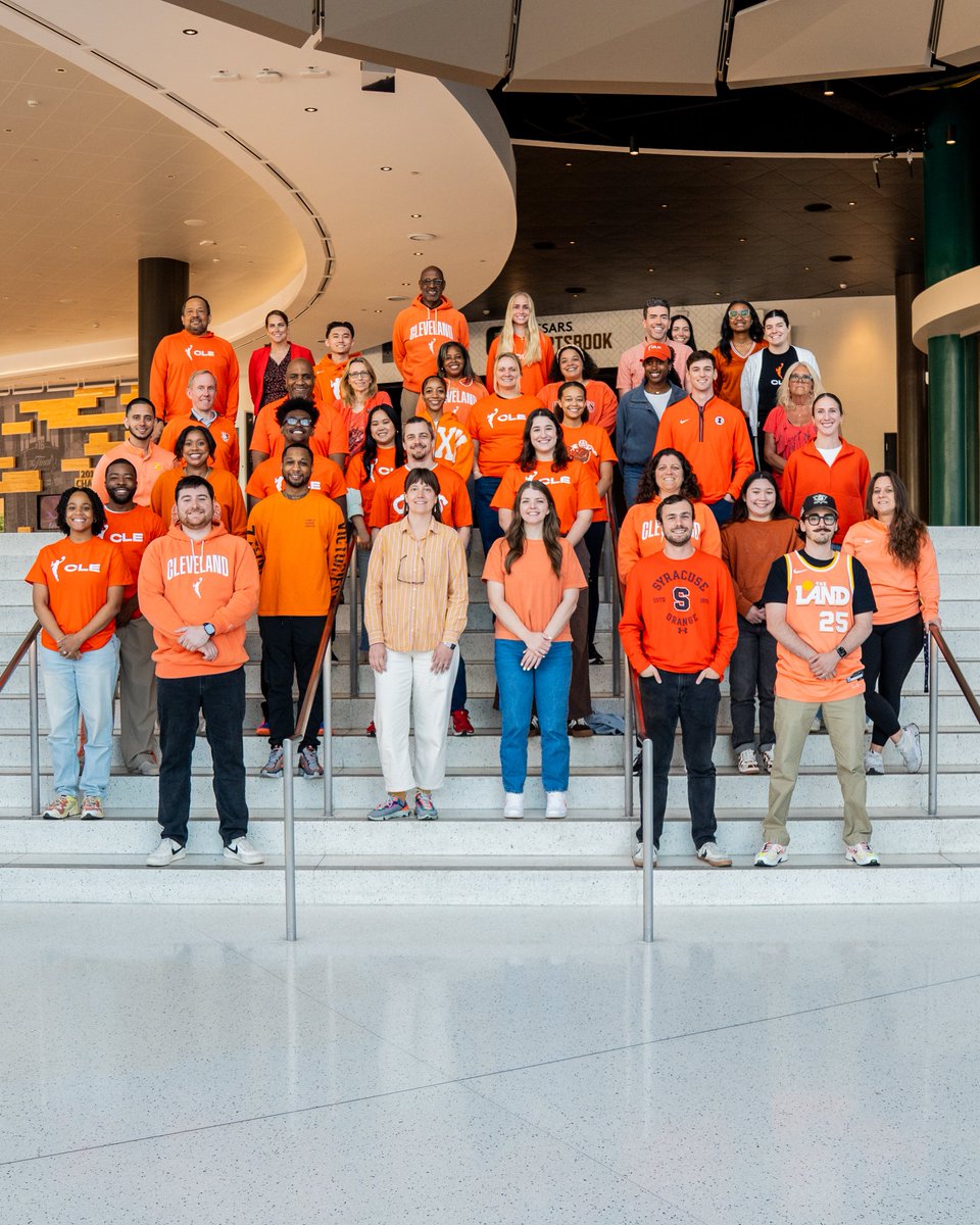 CavsCare's tweet photo. Together, our team showed support by choosing to #WearOrange for Gun Violence Awareness Weekend. https://t.co/AjfBBdJwiD