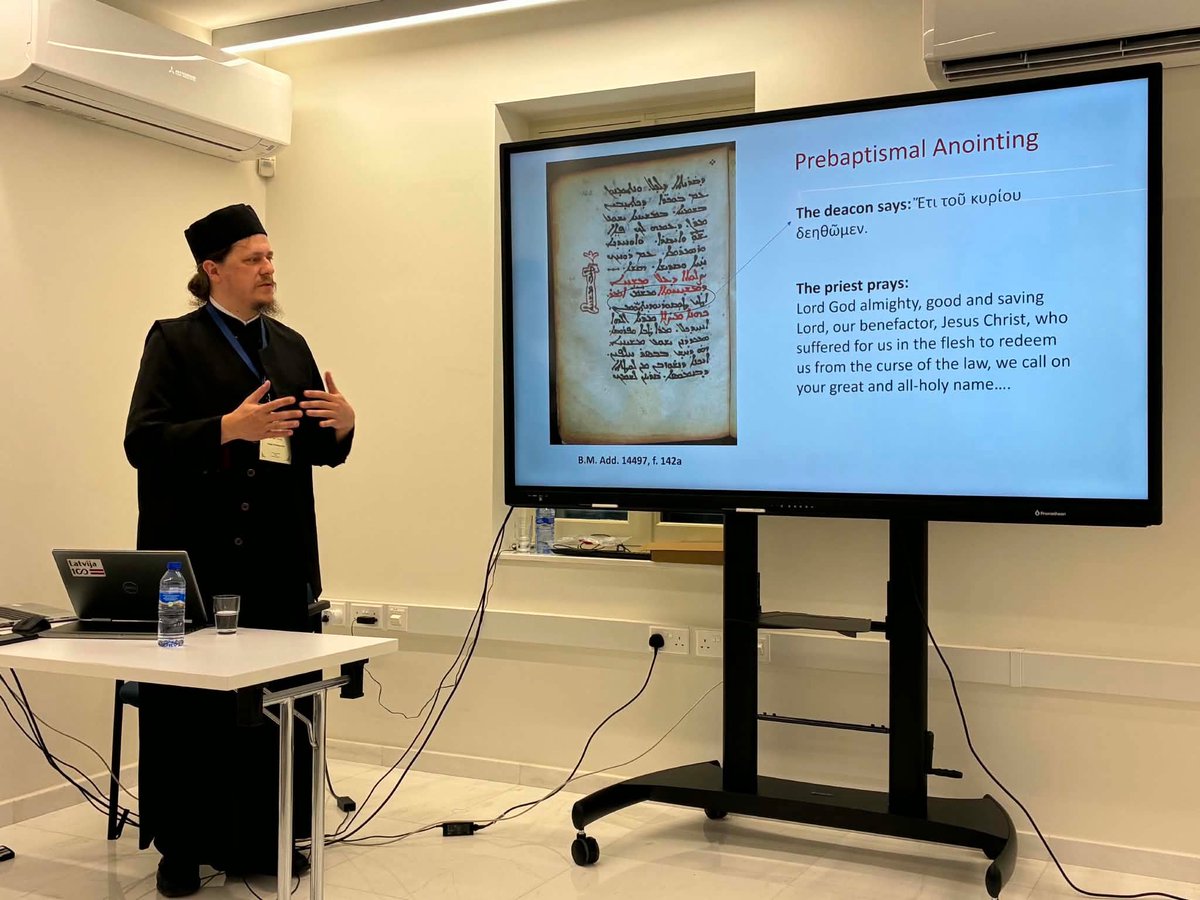 dowoca's tweet photo. His Grace, Bishop Vasily participated in and presented at the The Tenth International Congress of the Society of Oriental Liturgy, Nicosia, Cyprus, this week. https://t.co/0v9RIv9PCO